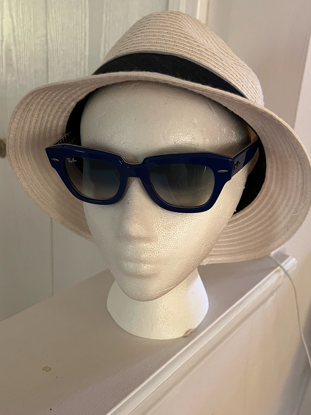 Ray-Ban Women's Deep Blue Square Sunglasses - Picture 5 of 11